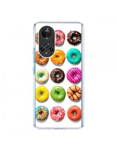 Coque Honor 50 et Huawei Nova 9 Donuts Multicolore Chocolat Vanille - Laetitia