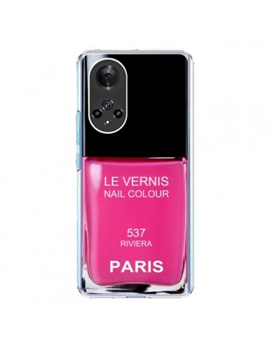 Coque Honor 50 et Huawei Nova 9 Vernis Paris Riviera Rose - Laetitia