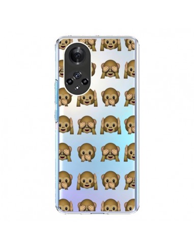 Coque Honor 50 et Huawei Nova 9 Singe Monkey Emoticone Emoji Transparente - Laetitia