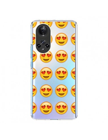 Coque Honor 50 et Huawei Nova 9 Love Amoureux Smiley Emoticone Emoji Transparente - Laetitia