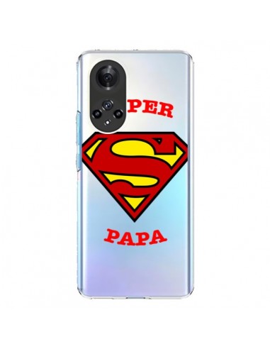 Coque Honor 50 et Huawei Nova 9 Super Papa Transparente - Laetitia