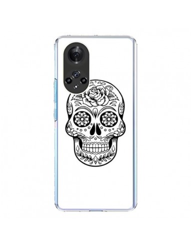 Coque Honor 50 et Huawei Nova 9 Tête de Mort Mexicaine Noir - Laetitia