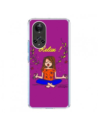 Coque Honor 50 et Huawei Nova 9 Fille Relax Zen Yoga - Leellouebrigitte