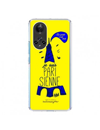 Coque Honor 50 et Huawei Nova 9 Je suis Parisienne La Tour Eiffel Jaune - Leellouebrigitte