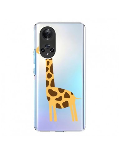 Coque Honor 50 et Huawei Nova 9 Girafe Giraffe Animal Savane Transparente - Petit Griffin