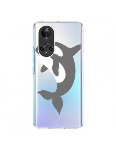 Coque Honor 50 et Huawei Nova 9 Orque Orca Ocean Transparente - Petit Griffin
