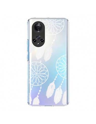 Coque Honor 50 et Huawei Nova 9 Attrape Rêves Blanc Dreamcatcher Triple Transparente - Petit Griffin