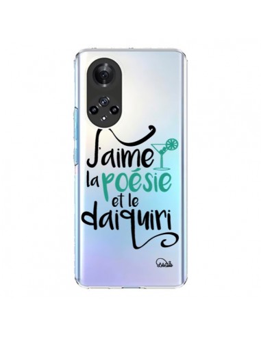 Coque Honor 50 et Huawei Nova 9 J'aime la poésie et le daiquiri Transparente - Lolo Santo