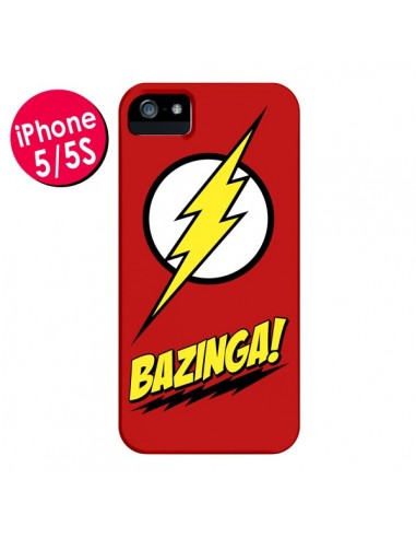 Coque Bazinga Sheldon The Big Bang Theory pour iPhone 5 et 5S - Jonathan Perez