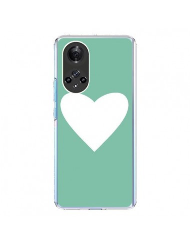 Coque Honor 50 et Huawei Nova 9 Coeur Mint Vert - Mary Nesrala