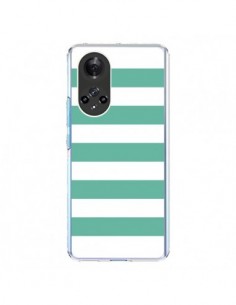 Coque Honor 50 et Huawei Nova 9 Bandes Mint Vert - Mary...