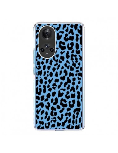 Coque Honor 50 et Huawei Nova 9 Leopard Bleu Neon - Mary Nesrala