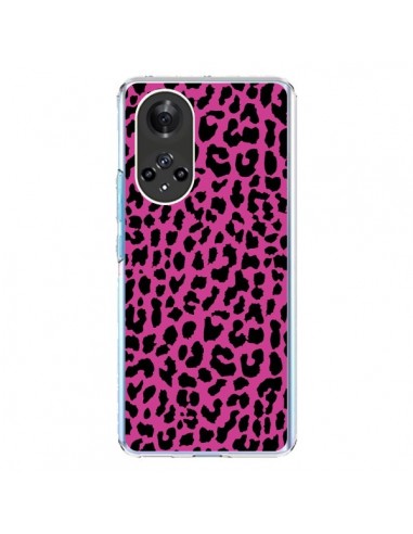 Coque Honor 50 et Huawei Nova 9 Leopard Rose Pink Neon - Mary Nesrala