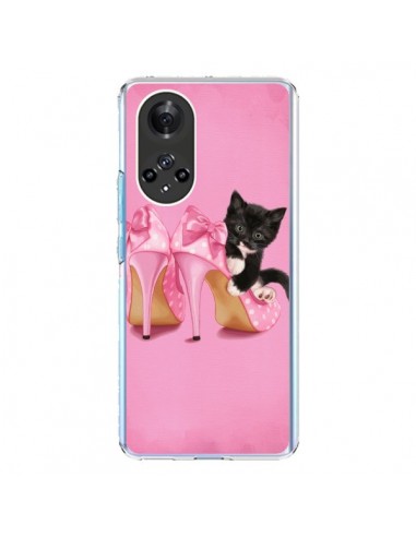 Coque Honor 50 et Huawei Nova 9 Chaton Chat Noir Kitten Chaussure Shoes - Maryline Cazenave