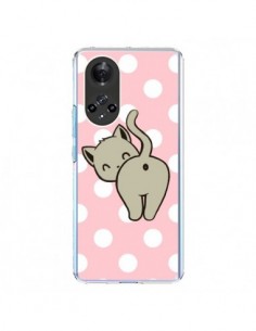 Coque Honor 50 et Huawei Nova 9 Chat Chaton Pois -...
