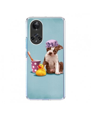 Coque Honor 50 et Huawei Nova 9 Chien Dog Canard Fille - Maryline Cazenave