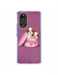 Coque Honor 50 et Huawei Nova 9 Chien Dog Boite Noeud -...
