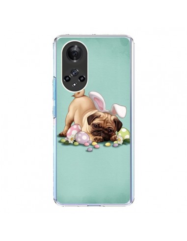 Coque Honor 50 et Huawei Nova 9 Chien Dog Rabbit Lapin Pâques Easter - Maryline Cazenave
