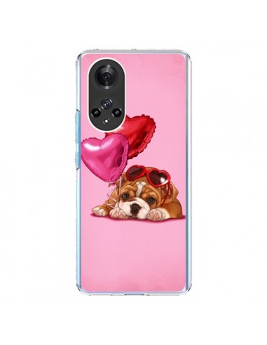 Coque Honor 50 et Huawei Nova 9 Chien Dog Lunettes Coeur Ballon - Maryline Cazenave