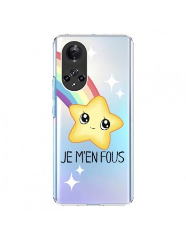 Coque Honor 50 et Huawei Nova 9 Etoile Je M'en Fous Transparente - Maryline Cazenave