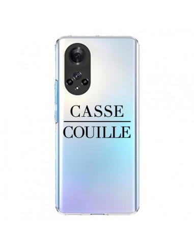 Coque Honor 50 et Huawei Nova 9 Casse Couille Transparente - Maryline Cazenave