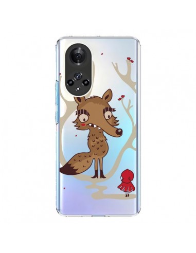 Coque Honor 50 et Huawei Nova 9 Le Petit Chaperon Rouge Loup Hello Big Wolf Transparente - Maria Jose Da Luz