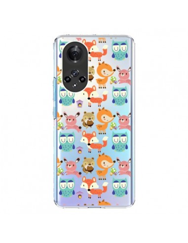 Coque Honor 50 et Huawei Nova 9 Renard Ecureuil Lapin Hibou Transparente - Maria Jose Da Luz