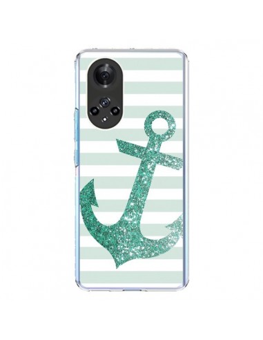 Coque Honor 50 et Huawei Nova 9 Ancre Vert Navire - Monica Martinez