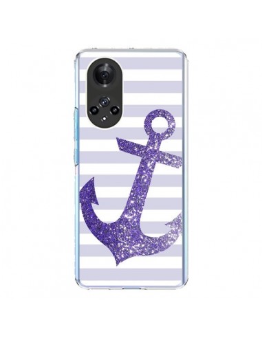 Coque Honor 50 et Huawei Nova 9 Ancre Violet Navire - Monica Martinez