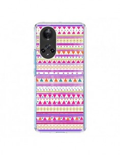 Coque Honor 50 et Huawei Nova 9 Bandana Rose Azteque -...