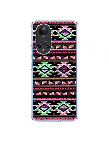 Coque Honor 50 et Huawei Nova 9 Black Aylen Azteque - Monica Martinez