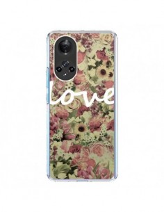 Coque Honor 50 et Huawei Nova 9 Love Blanc Flower -...