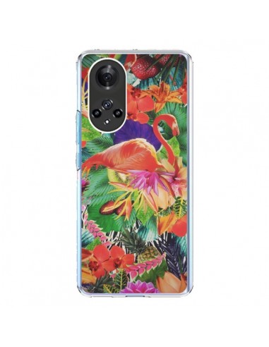 Coque Honor 50 et Huawei Nova 9 Tropical Flamant Rose - Monica Martinez