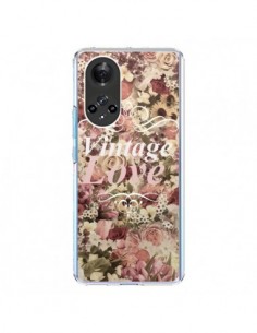 Coque Honor 50 et Huawei Nova 9 Vintage Love Flower -...
