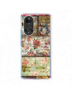 Coque Honor 50 et Huawei Nova 9 Lady Rococo Bois Fleur -...