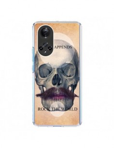 Coque Honor 50 et Huawei Nova 9 Rock Skull Tête de Mort -...