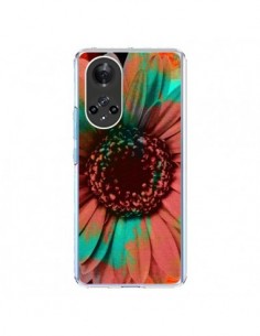 Coque Honor 50 et Huawei Nova 9 Tournesol Lysergic Flower...