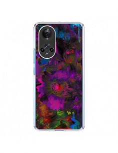 Coque Honor 50 et Huawei Nova 9 Fleurs Lysergic Lujan -...