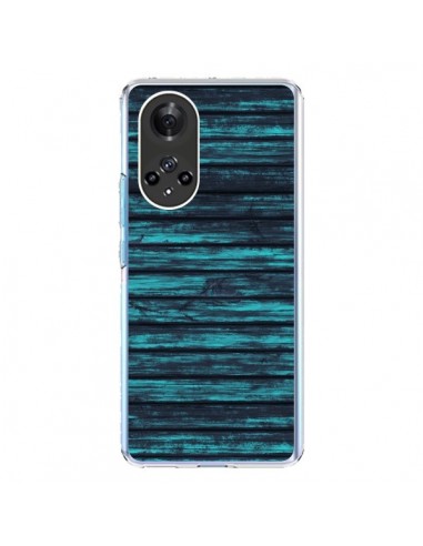 Coque Honor 50 et Huawei Nova 9 Blue Moon Wood Bois - Maximilian San