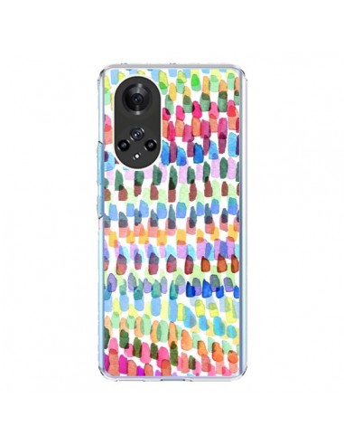 Coque Honor 50 et Huawei Nova 9 Artsy Strokes Stripes Colorful - Ninola Design