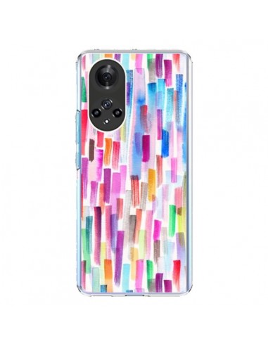 Coque Honor 50 et Huawei Nova 9 Colorful Brushstrokes Multicolored - Ninola Design