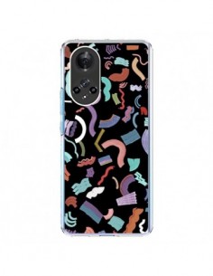 Coque Honor 50 et Huawei Nova 9 Curly and Zigzag Stripes...