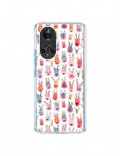 Coque Honor 50 et Huawei Nova 9 Cute Winter Reindeers -...