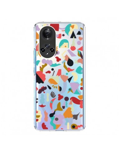 Coque Honor 50 et Huawei Nova 9 Dreamy Animal Shapes White - Ninola Design