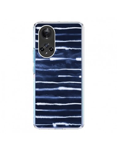 Coque Honor 50 et Huawei Nova 9 Electric Lines Navy - Ninola Design