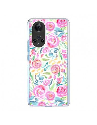 Coque Honor 50 et Huawei Nova 9 Speckled Watercolor Pink - Ninola Design