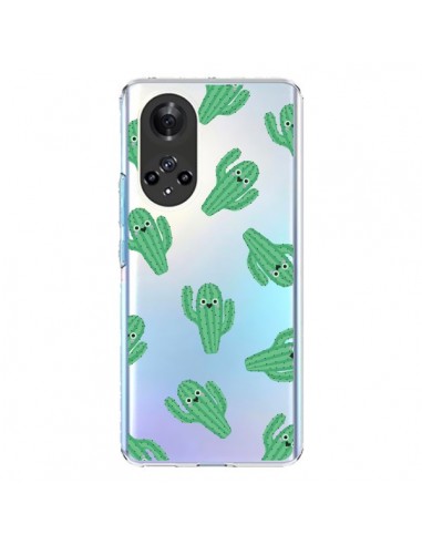 Coque Honor 50 et Huawei Nova 9 Chute de Cactus Smiley Transparente - Nico