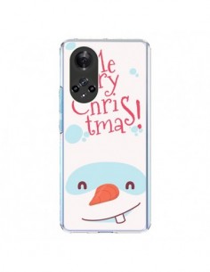 Coque Honor 50 et Huawei Nova 9 Bonhomme de Neige Merry...