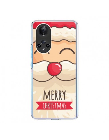 Coque Honor 50 et Huawei Nova 9 Moustache du Père Noël Merry Christmas - Nico