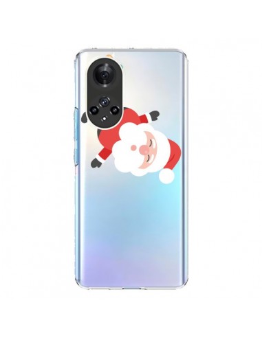 Coque Honor 50 et Huawei Nova 9 Père Noël et sa Guirlande transparente - Nico